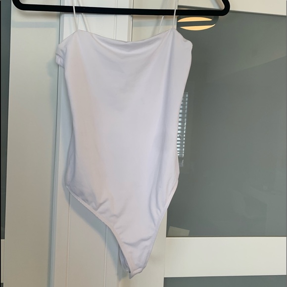 Street ware society white square neck body suit! - Picture 1 of 4